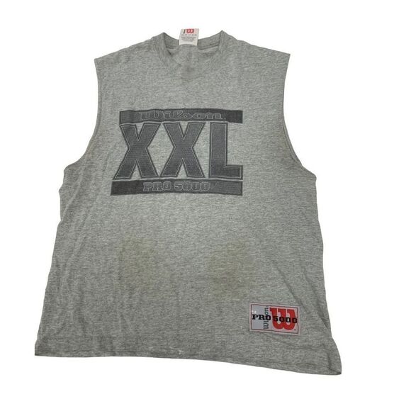 Vintage Wilson Sleeveless T-shirt - Picture 1 of 7